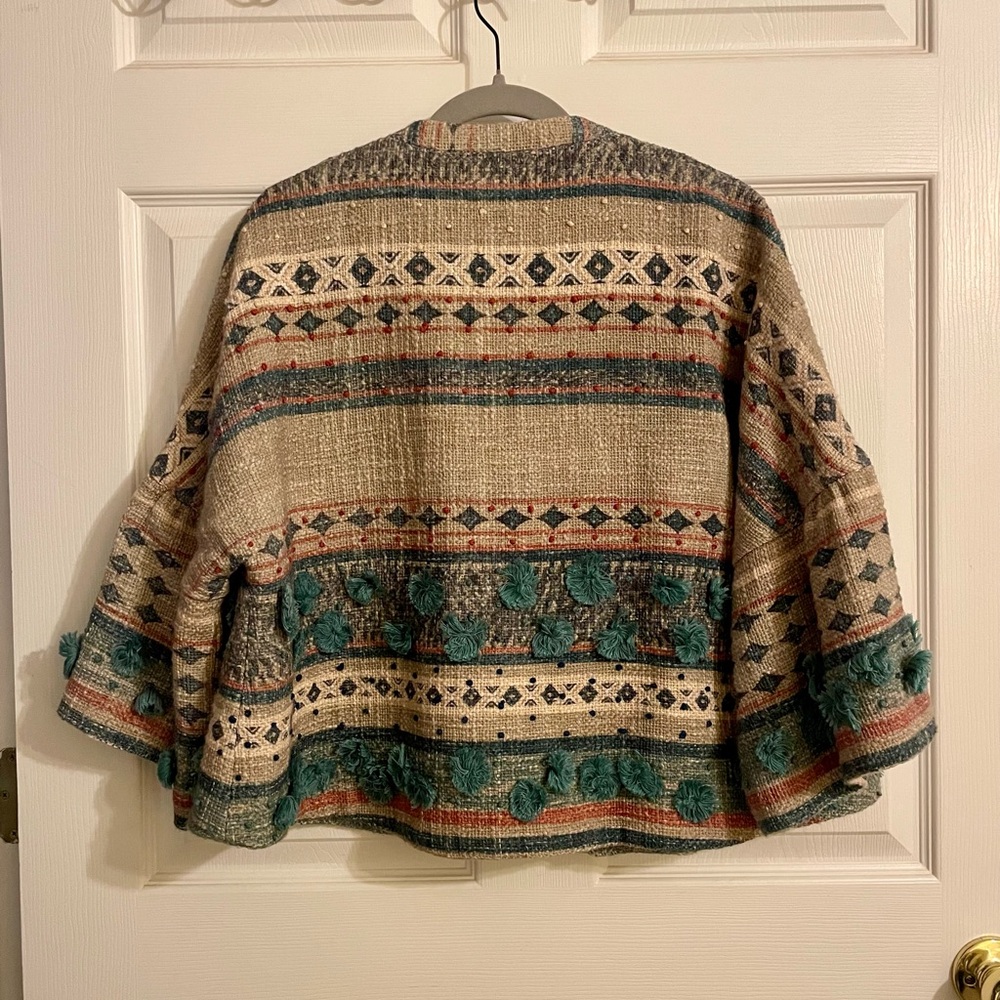 Tryb Women's Patterned Jacket. Size L - image 3